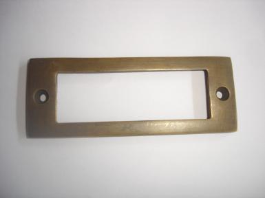 Brass Handle Code J.025 size L 80 mm. wide 30 mm.